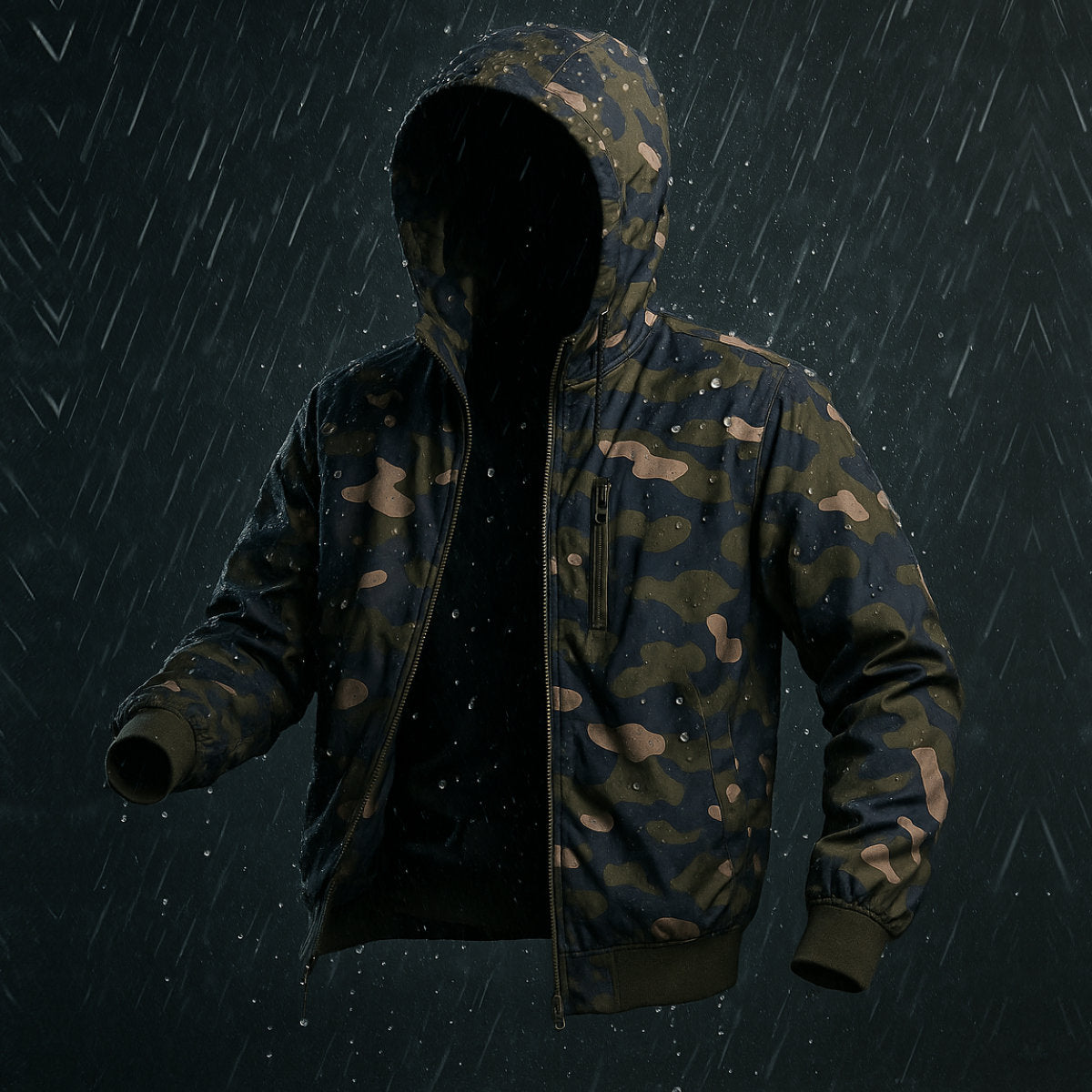 Chaqueta Camo Shield Impermeable